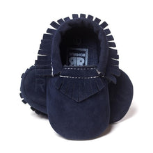 Load image into Gallery viewer, 2019 PU Suede Leather Newborn Baby Moccasins Shoes Soft Soled Non-slip Crib First Walker