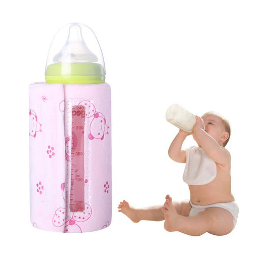 Baby Warmer  Bottle Feeding USB Constant Temperature Heating Insulation Bag Feeding Bottle Warmer 3 Level Adjustment Temperature