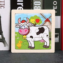 Load image into Gallery viewer, Montessori Toys Educational Wooden Toys for Children Early Learning Puzzle Kids Exercise Intelligence Animal Match Teaching Aids