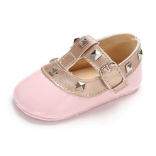 Load image into Gallery viewer, Baby Girl Shoes Pink Flocculus Infant Shoes Slip-on First Walkers Crib Shoes Toddler Loafers Baby Booties Sapatos Infantil Menin