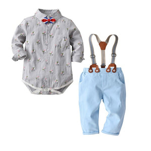 2019 New Boys' Cotton  Infant Boys Clothing Children Summer Boys Clothes Cartoon infants Baby Kids Clothing Set Shirt+Pants