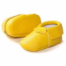 Load image into Gallery viewer, Tassels 26-Color PU Leather Baby Shoes Baby Moccasins Newborn Shoes Soft Infants Crib Shoes Sneakers First Walker