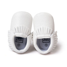 Load image into Gallery viewer, Tassels 26-Color PU Leather Baby Shoes Baby Moccasins Newborn Shoes Soft Infants Crib Shoes Sneakers First Walker