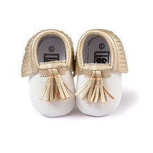 Load image into Gallery viewer, Tassels 26-Color PU Leather Baby Shoes Baby Moccasins Newborn Shoes Soft Infants Crib Shoes Sneakers First Walker