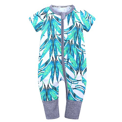 SR398 Summer brands Newborn Baby Rompers Short Sleeve Cotton Floral Jumpsuits Baby Infant Baby Clothes For Girls  Boys' Clothing