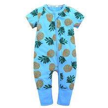 Load image into Gallery viewer, SR398 Summer brands Newborn Baby Rompers Short Sleeve Cotton Floral Jumpsuits Baby Infant Baby Clothes For Girls  Boys&#39; Clothing