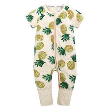 Load image into Gallery viewer, SR398 Summer brands Newborn Baby Rompers Short Sleeve Cotton Floral Jumpsuits Baby Infant Baby Clothes For Girls  Boys&#39; Clothing