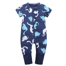 Load image into Gallery viewer, SR398 Summer brands Newborn Baby Rompers Short Sleeve Cotton Floral Jumpsuits Baby Infant Baby Clothes For Girls  Boys&#39; Clothing