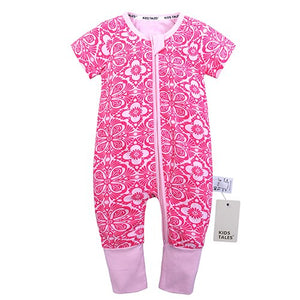 SR398 Summer brands Newborn Baby Rompers Short Sleeve Cotton Floral Jumpsuits Baby Infant Baby Clothes For Girls  Boys' Clothing