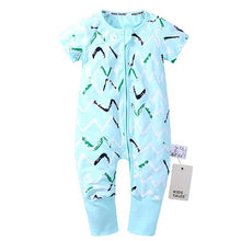 Load image into Gallery viewer, SR398 Summer brands Newborn Baby Rompers Short Sleeve Cotton Floral Jumpsuits Baby Infant Baby Clothes For Girls  Boys&#39; Clothing