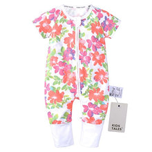 Load image into Gallery viewer, SR398 Summer brands Newborn Baby Rompers Short Sleeve Cotton Floral Jumpsuits Baby Infant Baby Clothes For Girls  Boys&#39; Clothing