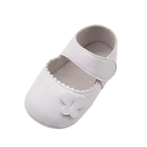 Stylish Newborn Spring Soft Bottom Non-Slip PU Casual Pre-walking Shoes Cute Baby Girls Princess Shoes 2019 Newly Baby Shoes