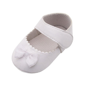 Stylish Newborn Spring Soft Bottom Non-Slip PU Casual Pre-walking Shoes Cute Baby Girls Princess Shoes 2019 Newly Baby Shoes