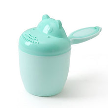 Load image into Gallery viewer, Cute Cartoon Baby Bath Caps Toddle Shampoo Cup Children Bathing Bailer Baby Shower Spoons Child Washing Hair Cup Kids Bath Tool