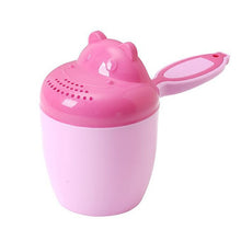 Load image into Gallery viewer, Cute Cartoon Baby Bath Caps Toddle Shampoo Cup Children Bathing Bailer Baby Shower Spoons Child Washing Hair Cup Kids Bath Tool