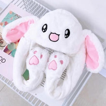 Load image into Gallery viewer, Will Shine Moving Rabbit Ear Hat Velvet Toys Hair Hoop Hat Rabbit Hat Moves Ear Hat Plush Toy 3 Color Gifts For Children