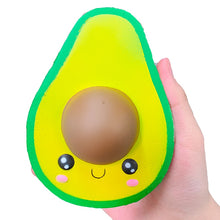 Load image into Gallery viewer, Jumbo Avocado Squishy Cute Slow Rising Soft Squeeze Toy Simulation Sweet Scented Stress Relief for Kid Baby Xmas Gift Toy10*13CM