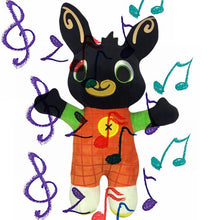Load image into Gallery viewer, Bing Bunny 28cm with Music Rabbit Plush Bing Sing Theme Song Doll Soft Toys for Children Birthday Present Gift